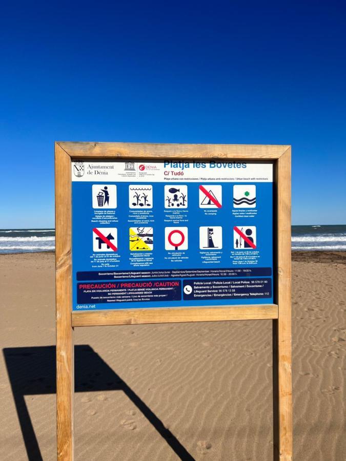 Piso Los Angeles - 1Ra Linea De Playa เดเนีย ภายนอก รูปภาพ